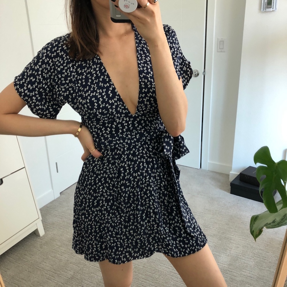 Faithfull The Brand Parisian Bow Dress XS